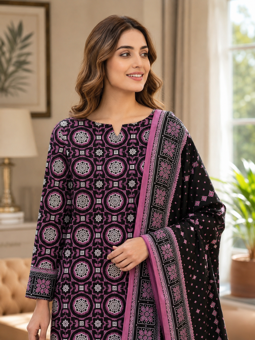 Swiss lawn prient 3 pic - A003